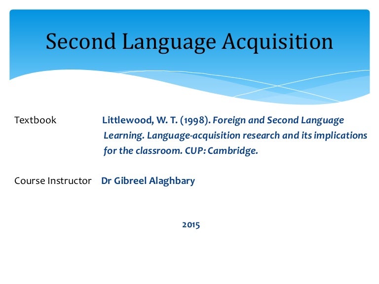 Learning Strategies in Foreign and Second Language Classrooms